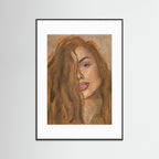 Not Your Baby - Portrait Painting - Collage Art - Paper Print