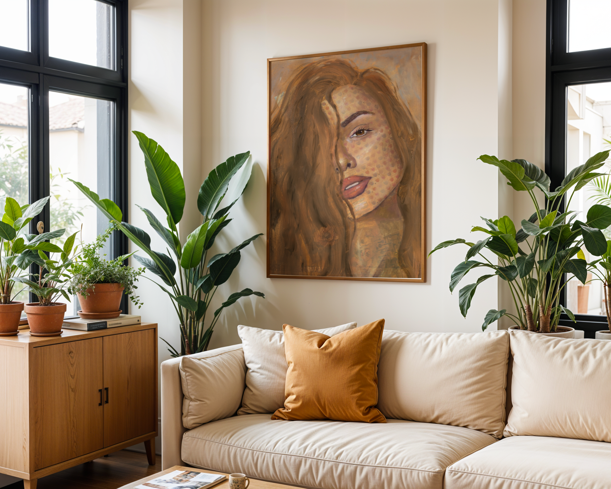Not Your Baby - Abstract Realism Portrait Painting - Original Art