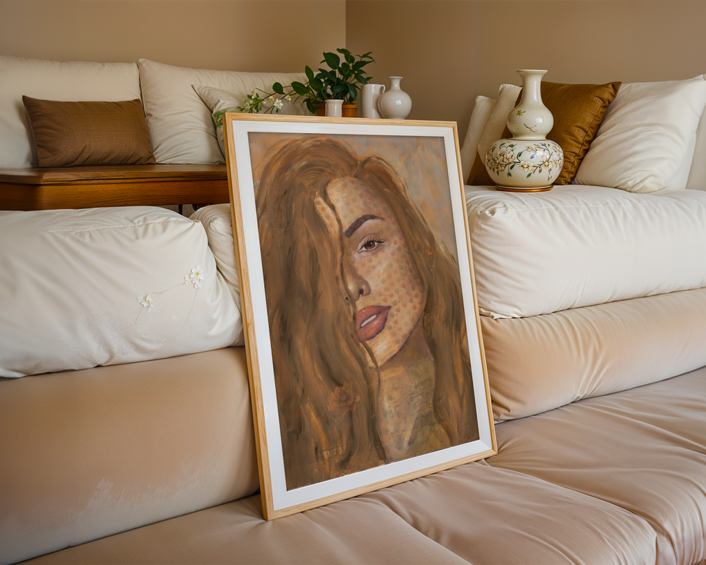Not Your Baby - Abstract Realism Portrait Painting - Original Art