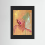 Melt - abstract realism - mixed media paper print