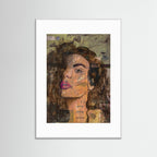 For the Witches - Abstract Realism Portrait - Portrait Painting Collage Art