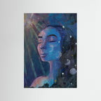 Phases of Self - Abstract Realism Portrait Painting - Paper Print
