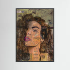 For the Witches - Abstract Realism Portrait - Portrait Painting Collage Art