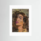 For the Witches - Abstract Realism Portrait - Portrait Painting Collage Art