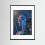 Phases of Self - Abstract Realism Portrait Painting - Paper Print