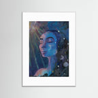 Phases of Self - Abstract Realism Portrait Painting - Paper Print