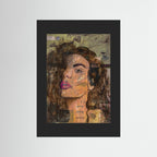 For the Witches - Abstract Realism Portrait - Portrait Painting Collage Art