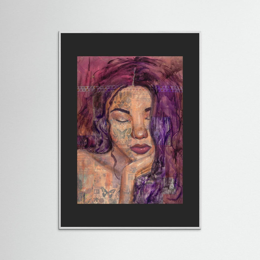 Put Yourself in the Way of Beauty - Portrait Collage Art