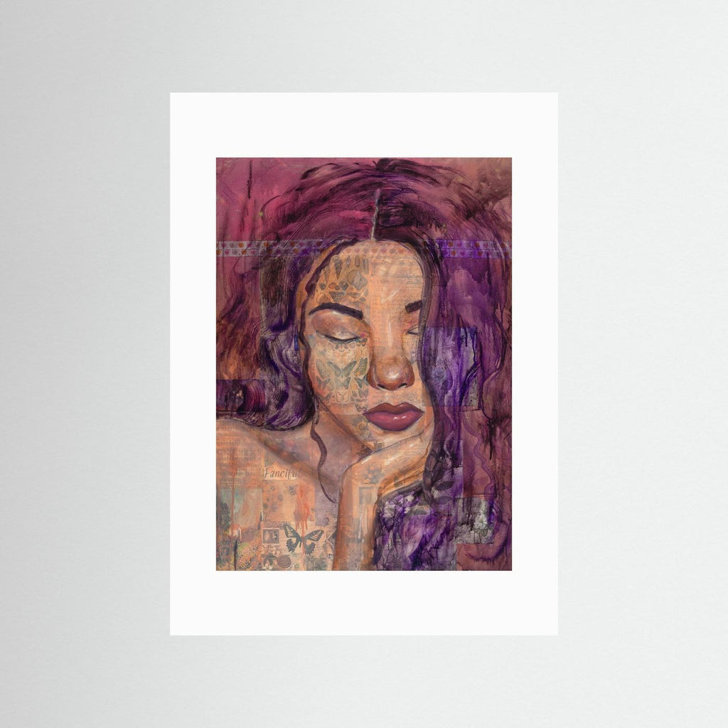 Put Yourself in the Way of Beauty - Portrait Collage Art