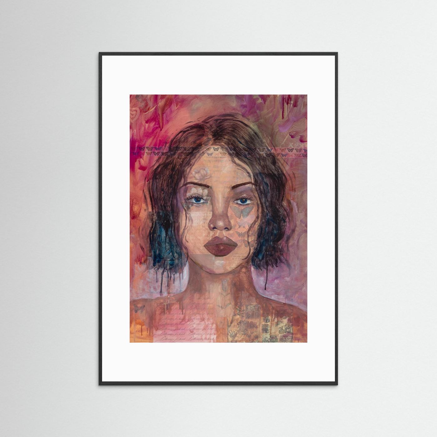 For the Billionaires - Collage Portrait Painting - Paper Print